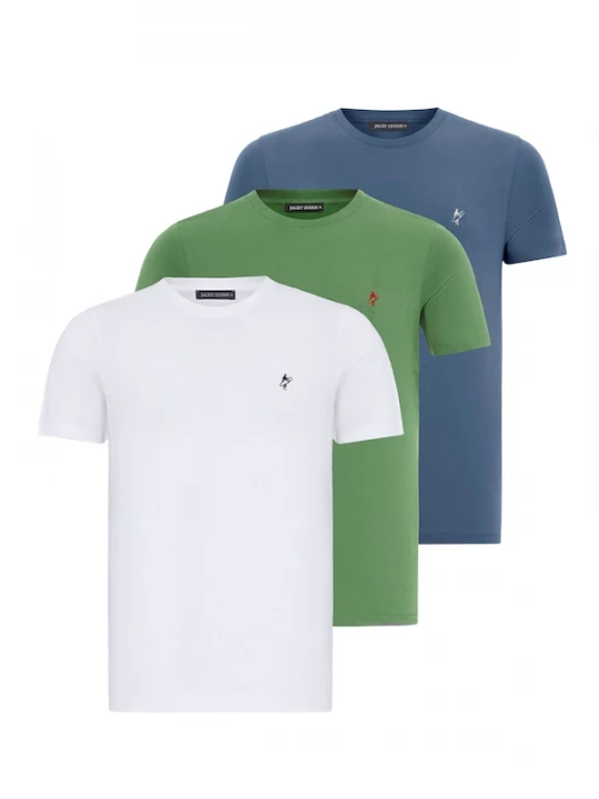 Foto van product Jacey Quinn Shirt blauw / lichtgroen / wit