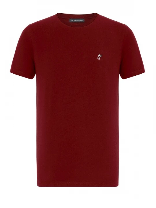 Foto van product Jacey Quinn Shirt bordeaux / wit