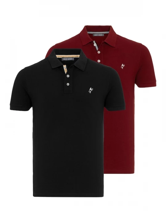 Foto van product Jacey Quinn Shirt bordeaux / zwart