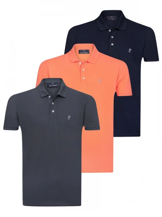Foto van product Jacey Quinn Shirt grijs / perzik / zwart / wit