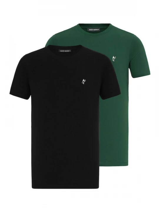 Foto van product Jacey Quinn Shirt groen / zwart / wit