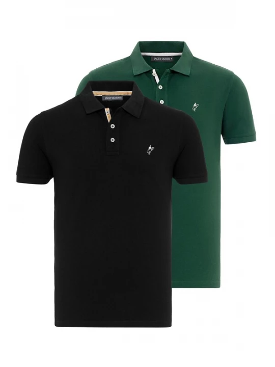 Foto van product Jacey Quinn Shirt groen / zwart / wit