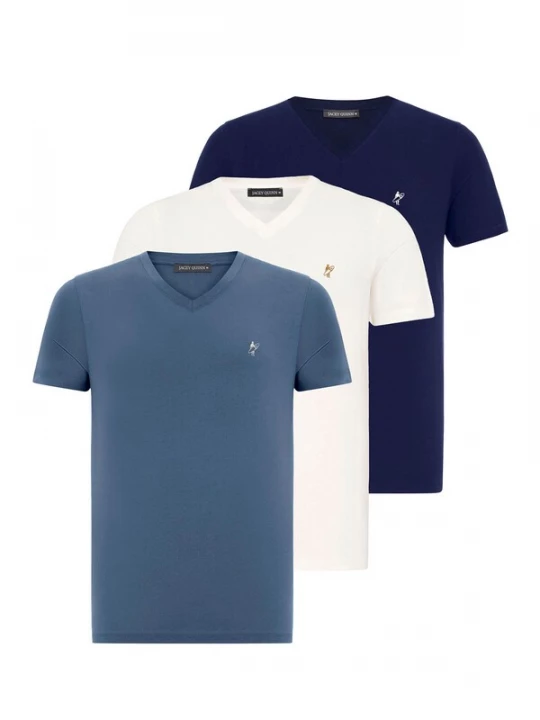 Foto van product Jacey Quinn Shirt indigo / wit