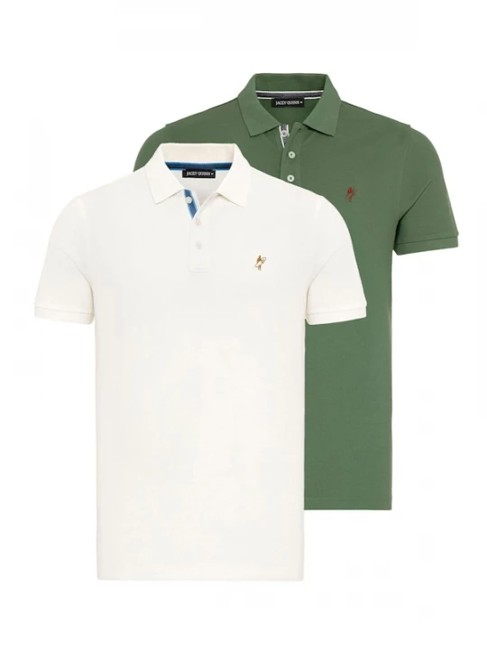 Foto van product Jacey Quinn Shirt lichtgroen / wit