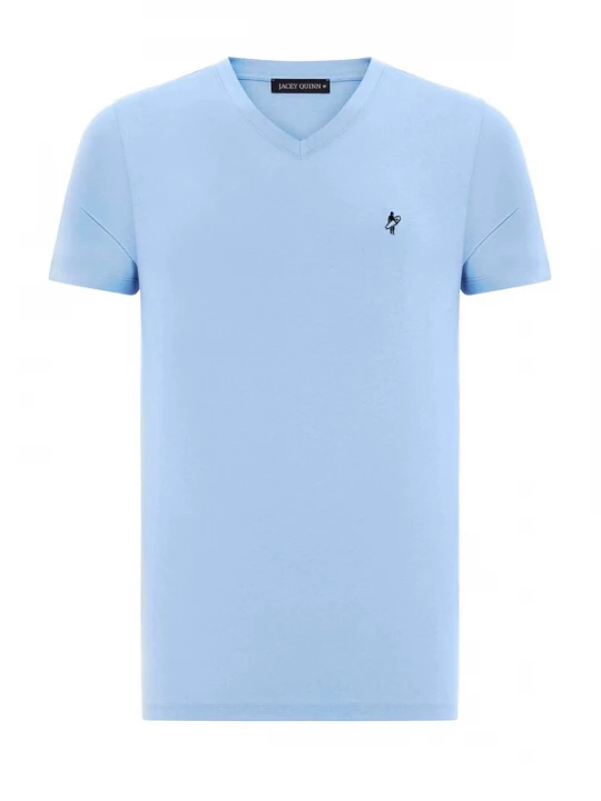 Foto van product Jacey Quinn Shirt nachtblauw / lichtblauw