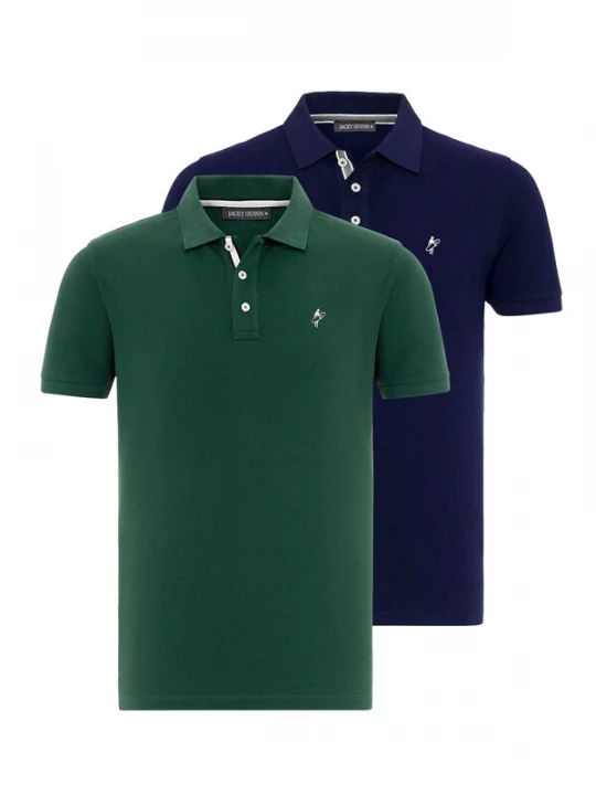 Foto van product Jacey Quinn Shirt navy / donkergroen