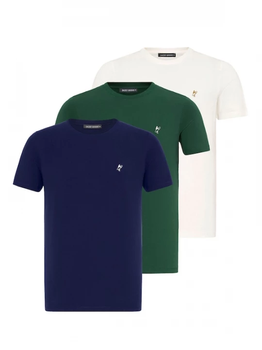 Foto van product Jacey Quinn Shirt navy / donkergroen / wit
