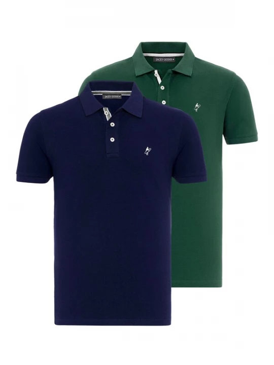 Foto van product Jacey Quinn Shirt navy / groen / wit