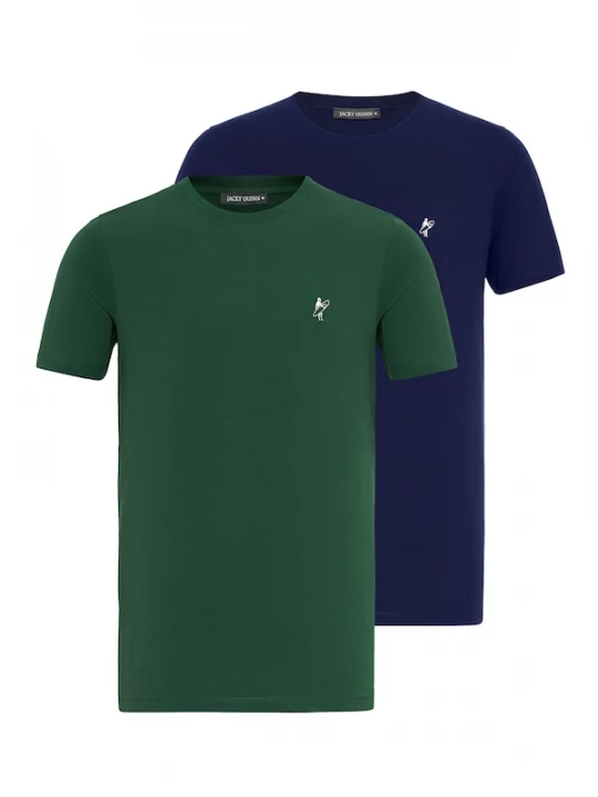 Foto van product Jacey Quinn Shirt navy / groen / wit