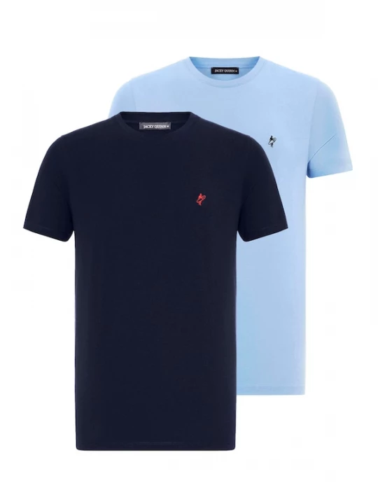 Foto van product Jacey Quinn Shirt navy / lichtblauw / rood