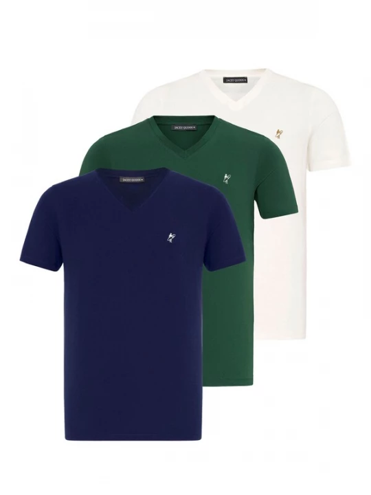 Foto van product Jacey Quinn Shirt navy / spar / wit