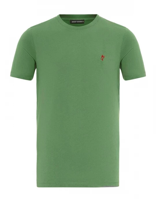 Foto van product Jacey Quinn Shirt olijfgroen / rood