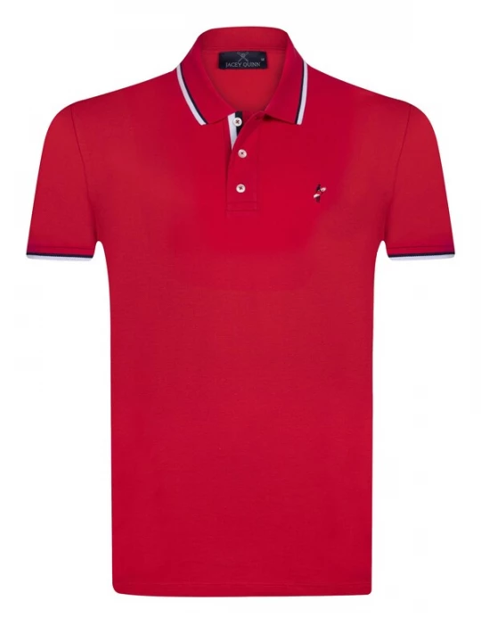 Foto van product Jacey Quinn Shirt rood / zwart / wit