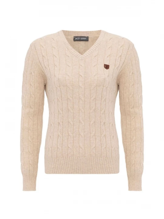 Foto van product Jacey Quinn Trui beige gemêleerd