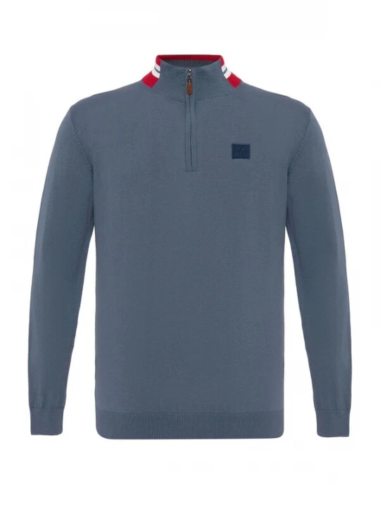 Foto van product Jacey Quinn Trui duifblauw