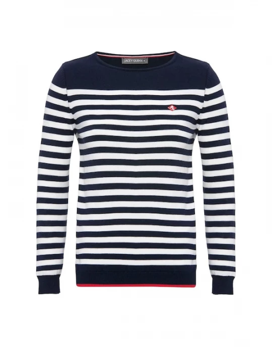 Foto van product Jacey Quinn Trui marine / pueblo / rood / wit