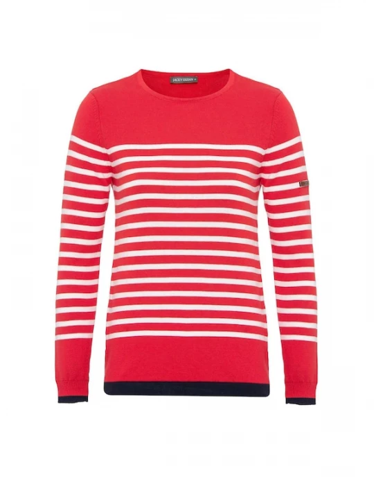 Foto van product Jacey Quinn Trui marine / rood / wit