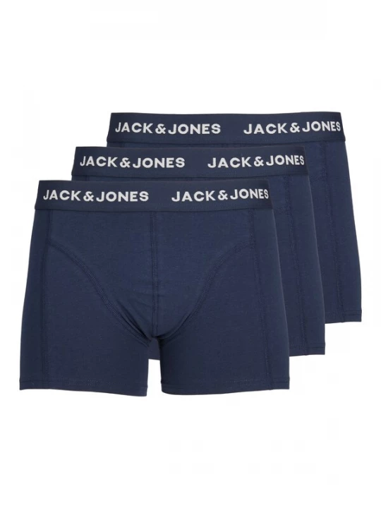 Foto van product JACK & JONES Boxershorts 'Anthony' donkerblauw / wit