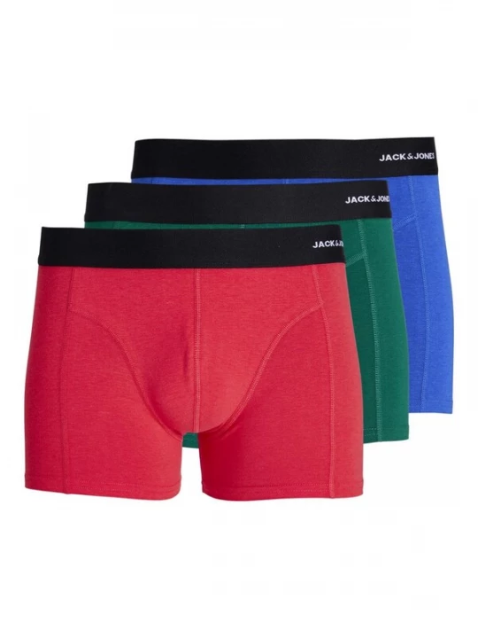 Foto van product JACK & JONES Boxershorts blauw / groen / rood / zwart