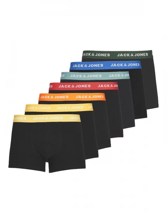 Foto van product JACK & JONES Boxershorts geel / oranje / rood / zwart