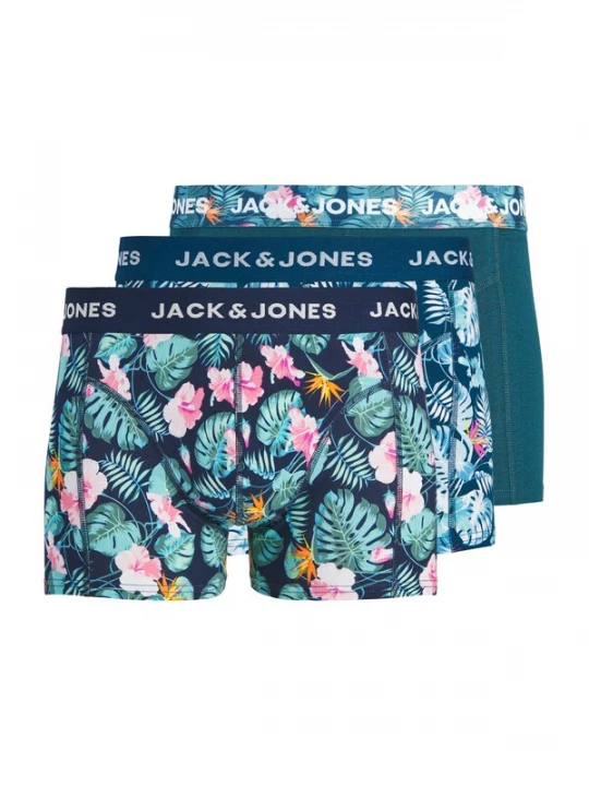 Foto van product JACK & JONES Boxershorts 'JACBUSTER' nachtblauw / petrol / donkergroen