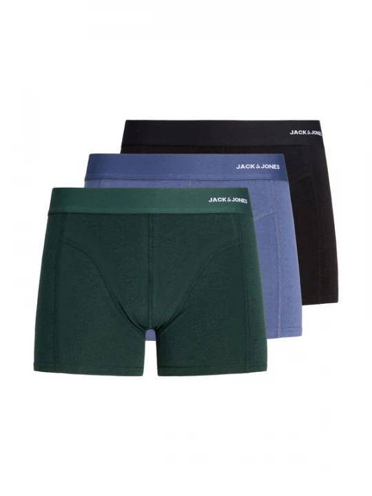 Foto van product JACK & JONES Boxershorts 'JACCOMO' smoky blue / groen / zwart