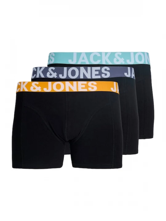 Foto van product JACK & JONES Boxershorts 'JACCONOR' duifblauw / mintgroen / oranje / zwart