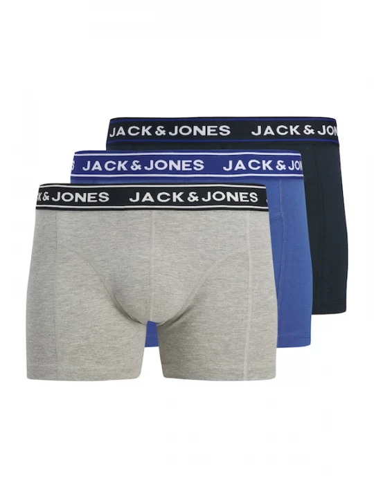 Foto van product JACK & JONES Boxershorts 'JACDANNY' blauw / donkerblauw / grijs gemêleerd