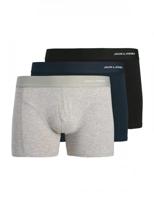 Foto van product JACK & JONES Boxershorts 'JACGabriel' navy / grijs gemêleerd / zwart