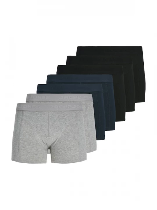 Foto van product JACK & JONES Boxershorts 'JACGilli' marine / grijs / zwart