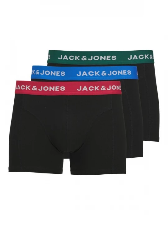 Foto van product JACK & JONES Boxershorts 'JACJOE' blauw / donkergroen / framboos / zwart