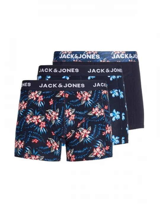 Foto van product JACK & JONES Boxershorts 'JACLAMINE' lichtblauw / donkerblauw / rood / wit