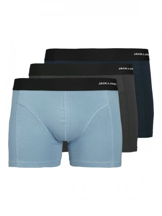 Foto van product JACK & JONES Boxershorts 'JACPhilip' navy / lichtblauw / basaltgrijs / wit