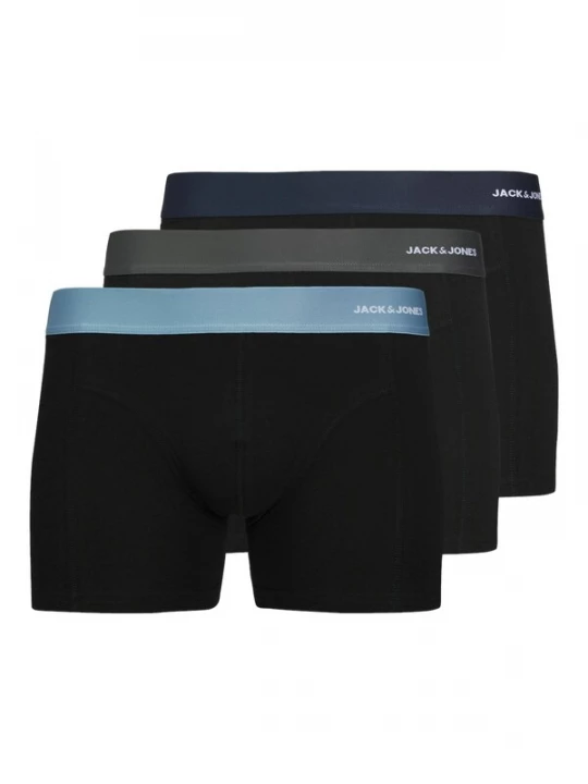 Foto van product JACK & JONES Boxershorts 'JACPhilip' navy / lichtblauw / donkergrijs / zwart
