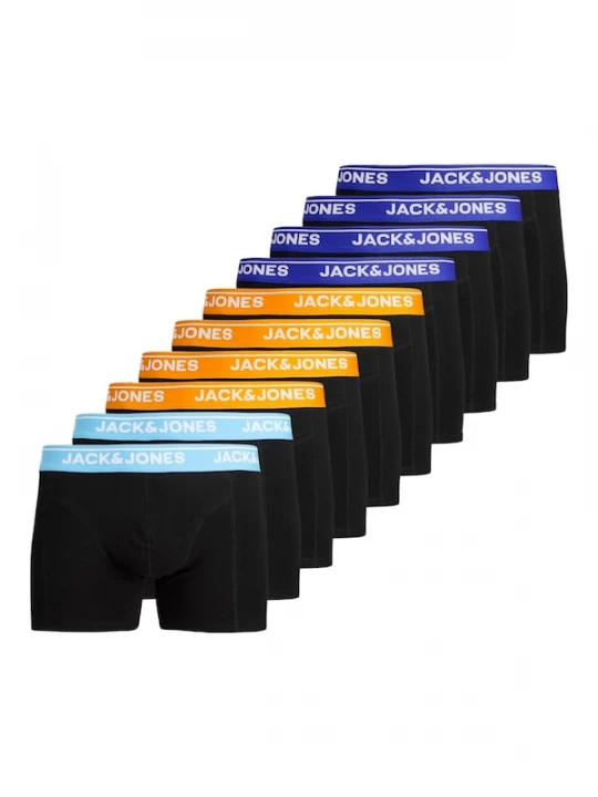 Foto van product JACK & JONES Boxershorts 'JACTheodoor' lichtblauw / lila / oranje / zwart