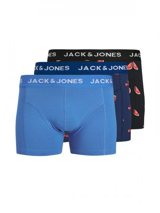 Foto van product JACK & JONES Boxershorts 'JACTHOR' blauw / navy / zwart / wit