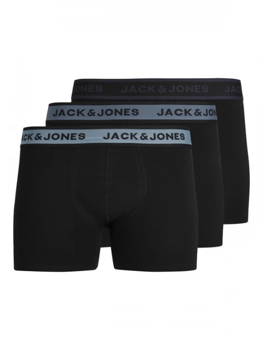Foto van product JACK & JONES Boxershorts 'Louis' grijs / zwart gemêleerd