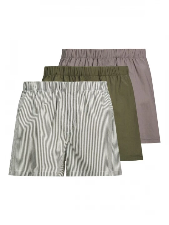 Foto van product JACK & JONES Boxershorts 'Milano' taupe / olijfgroen / donkergroen