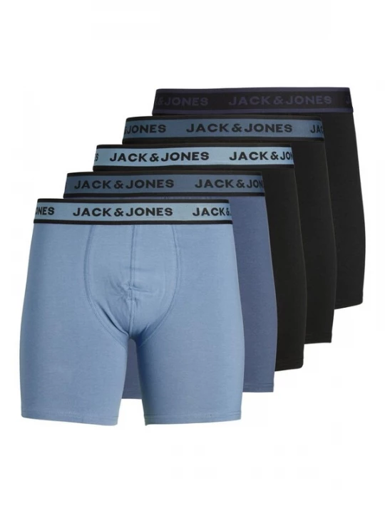 Foto van product JACK & JONES Boxershorts navy / smoky blue / duifblauw / zwart