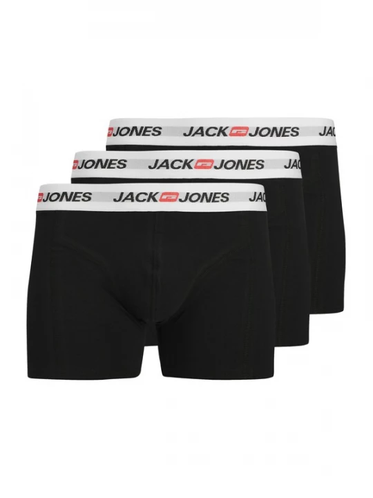 Foto van product JACK & JONES Boxershorts 'Oliver' rood / zwart / wit
