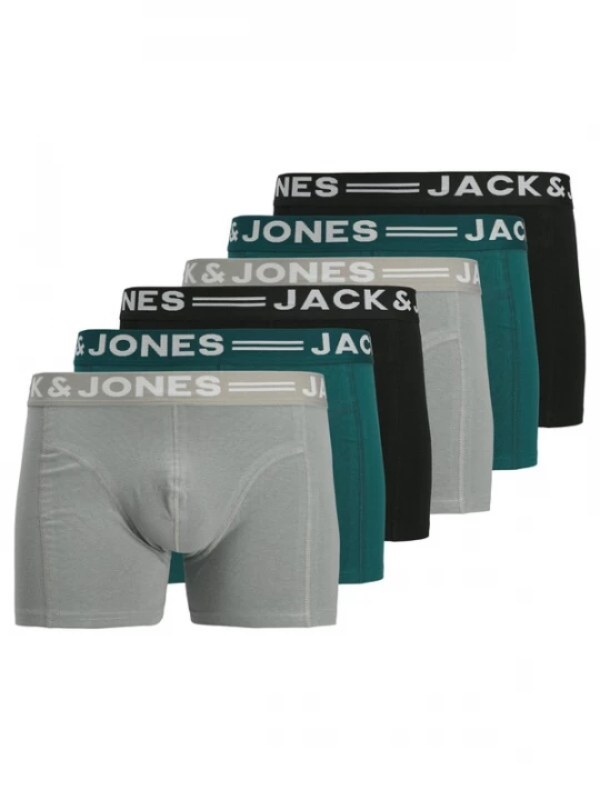 Foto van product JACK & JONES Boxershorts 'Sense' donkergroen