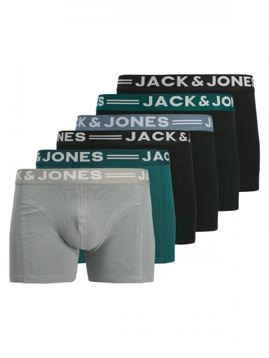 Foto van product JACK & JONES Boxershorts 'Sense' zwart gemêleerd