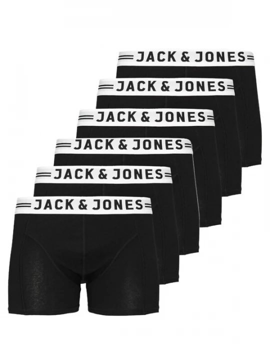 Foto van product JACK & JONES Boxershorts 'Sense' zwart gemêleerd