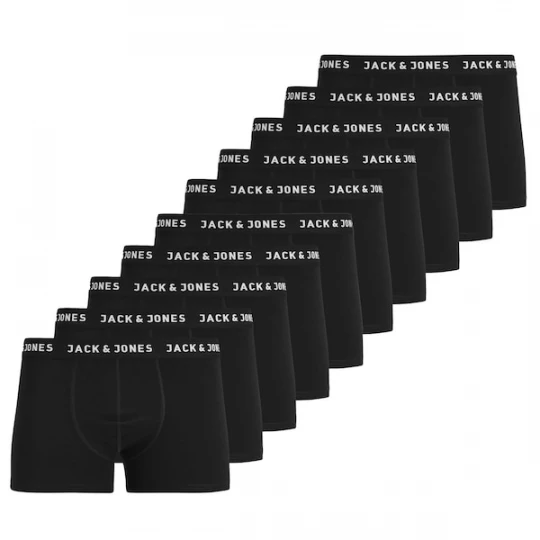 Foto van product JACK & JONES Boxershorts zwart / wit