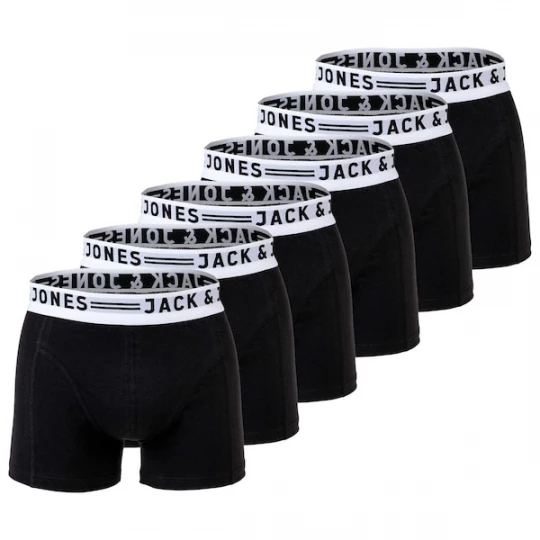 Foto van product JACK & JONES Boxershorts zwart / wit