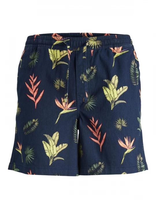Foto van product JACK & JONES Broek 'Jeff' blauw / geel / groen / rosa