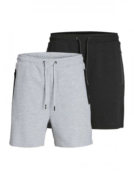 Foto van product JACK & JONES Broek 'JPSTGORDON FUSION' grijs gemêleerd / zwart