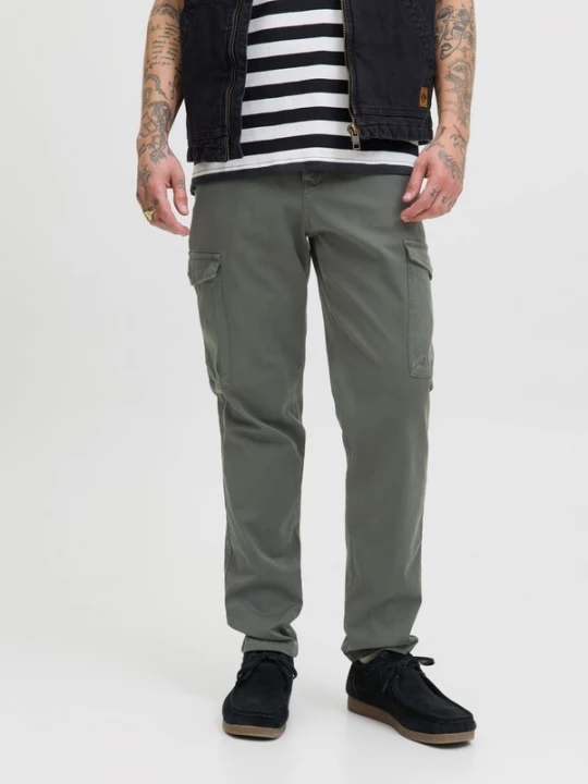Foto van product JACK & JONES Broek 'Stace' donkergroen