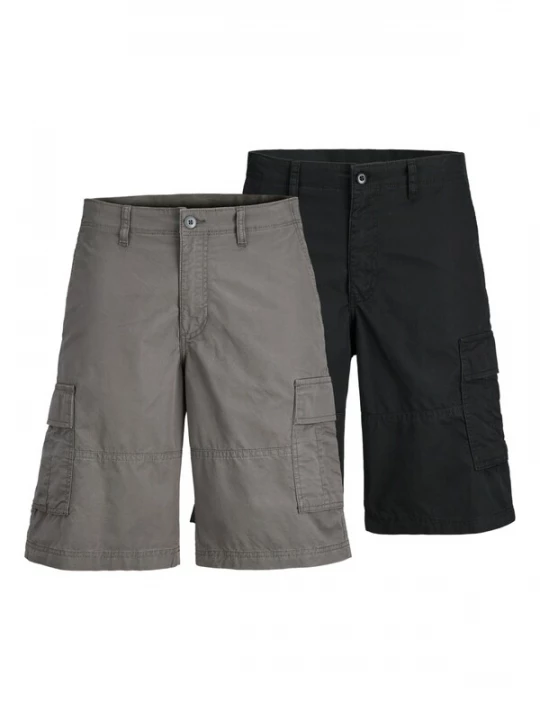 Foto van product JACK & JONES Cargobroek 'Cole Mateo' grijs / zwart