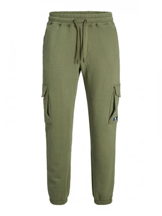 Foto van product JACK & JONES Cargobroek 'Gordon' groen gemêleerd
